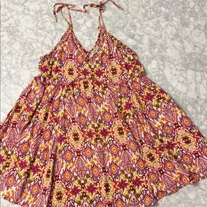 Patrons of Peace Vibrant Patterned Mini Dress